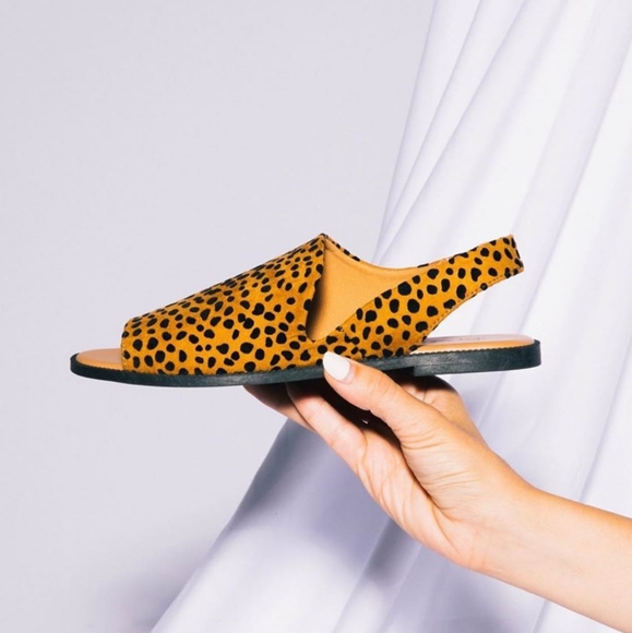 Price firm!//The Erin// leopard sandal - Picture 2 of 3